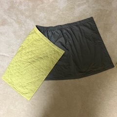 防寒対策　巻きスカートの画像