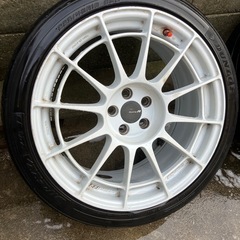 最終値下げNT-03RR 18インチPCD100-5　8.5J 9.5Jセット