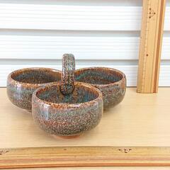 【中古品】【長期保管品】陶器製　小物入れの画像
