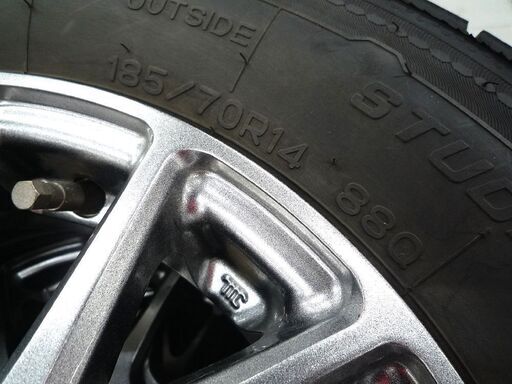 ホイール付きスタッドレスタイヤ4本セット NANKANG ナンカン CORSAFA 185/70R14 2019年製 Verthand