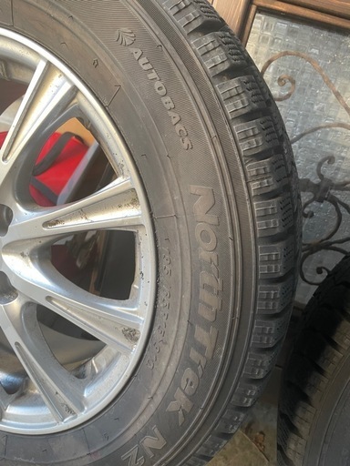 スタッドレスホイールセット　195/65/R15  引取限定