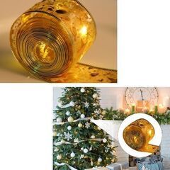USB /LED クリスマスリボン ライト（新品）1mの画像