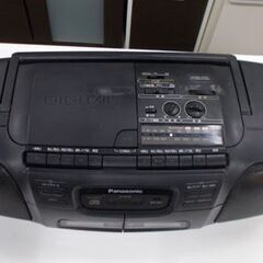 Panasonic RX-DT45 CDラジカセ ダブルカセット AM FM パナソニック 昭和レトロ ダビングOK 札幌市東区 新道東店の画像