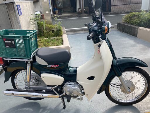 年末SP ガソリン満タン渡し 美麗 スーパーカブ AA09 日本製 2021 ライトLED インジェクションFI 純正ウィンドスクリーン スペアキー