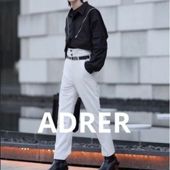 アドラーメンズハイウエストパンツ　Mサイズの画像