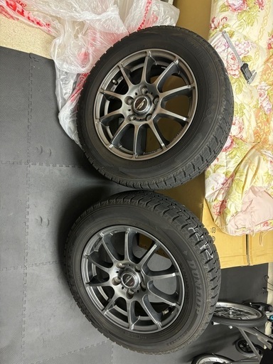 フリード用 ダンロップ スタッドレス アルミ付き