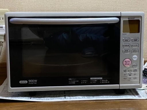 中古★2010年製　シャープ　電子レンジ　900W