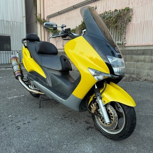 ヤマハ　マジェスティ125 FI 実働　社外マフラー　ハンドル　大阪