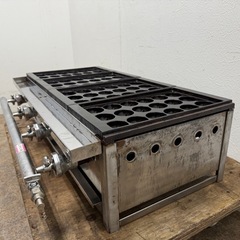 業務用 たこ焼き器 18穴プレート4枚 72玉 プロパンガス 店舗 屋台