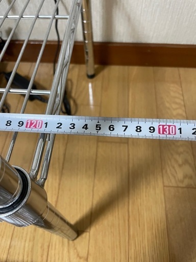 メタルラック　スチールラック　約120×45×180 4段×2台