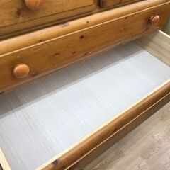 ★ジモティ割あり★ 整理タンス   ブラウン   H133×W90×D45   クリーニング済み KJ6963 の画像