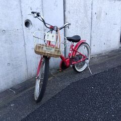 18インチ自転車（キッズ、女子向け）