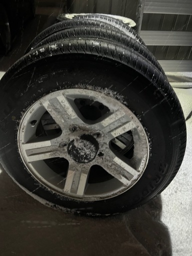 決まりました   ジムニーJB23 タイヤホイール バリ溝