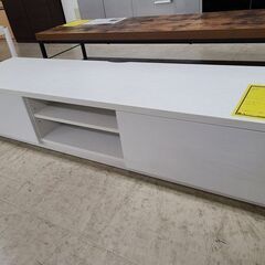 J6134　TV台　ホワイト　クリーニング済み　【リユースのサカイ柏店】　の画像