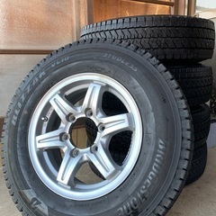 アルミホイール!/タイヤ付4本セット195/80R15LT/20...