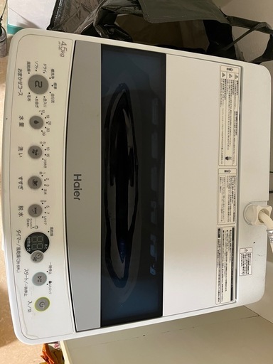 洗濯機　Haier jw-c45d