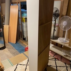 収納棚　木製の画像