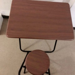 折りたたみ式テーブル+チェアセット 机 デスク