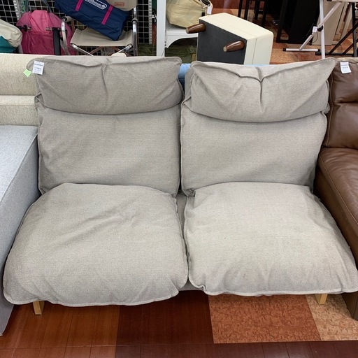 【軽トラ無料貸し出し】【無印良品】【2人掛けソファ】【トレファク所沢店】