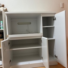 レンジ収納　傷あり　83x94x46