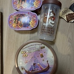 ディズニー お菓子 空 缶 4缶 ラプンツェル ミッキー