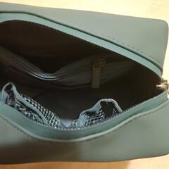 【無印良品】新品　自由に組み合わせられる　収納ケース　長方形　箱形　&　ストラップ　ダークグリーン　セットの画像