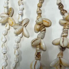 シェルレイ４本（Hawaii）貝殻ネックレスの画像
