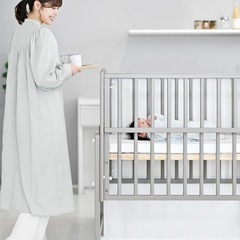 ノモック　Wオープンハイタイプ　ミニベビーベッドの画像