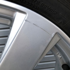 値下　No.105スタットレスタイヤ195/65/15 5H PCD114.3 アルミ付4本セットの画像