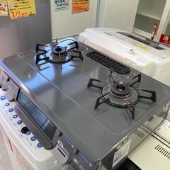 【リサイクルショップ　ピカソ　小松原】リンナイ 都市ガス用 グリル付きガステーブル 2017年製 RT64JH-R★7540★の画像