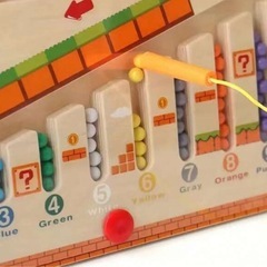 マグネットボード　知育玩具 仕分け　磁石迷路　色分けの画像