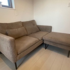 2人がけソファー＋オットマンの画像