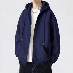 【大特価】パーカー メンズ スウェットシャツ メンズ 長袖 ネイビー ”XLの画像