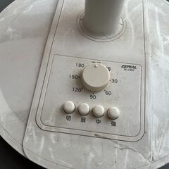 扇風機 ZEPEAL ゼピール DL-J100F　2016年製　ジャンク品の画像