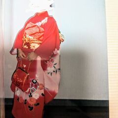 七五三などに。女児用　着物衣装お貸しします。（可愛い赤系）