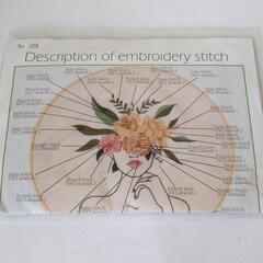 【初心者】刺繍キット 簡単 手作り ハンドメイド 未完成 スターターキット 新品の画像