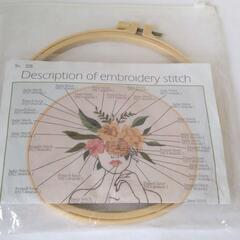 【初心者】刺繍キット 簡単 手作り ハンドメイド 未完成 スターターキット 新品の画像