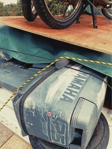 まとめて4台船外機