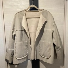 リバーシブル　ボアコート　コーデュロイ
