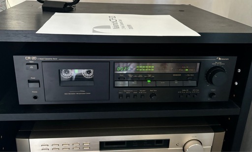 ナカミチ Nakamichi CR-20動作確認済み 美品綺麗　再生録音整備品