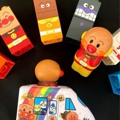 非売品☆アンパンマン☆すくいやすい小鉢☆動くおもちゃ☆ブロックなどの画像