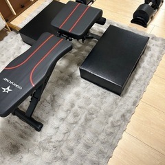 可変式ダンベル、ダンベルミット、トレーニングベンチ
