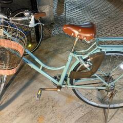 【応募多数につき受付終了】オリーブデオリーブ自転車（ボロボロ）