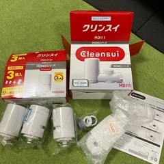 クリンスイ浄水器本体とカートリッジ