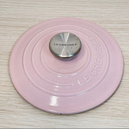 【14cm】LE CREUSET　ココット ロンド シフォンピンク 両手鍋 ルクルーゼ 調理器具 鍋