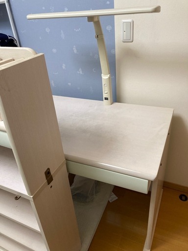 子供用学術机　ニトリ　机、棚✖️2 椅子セット