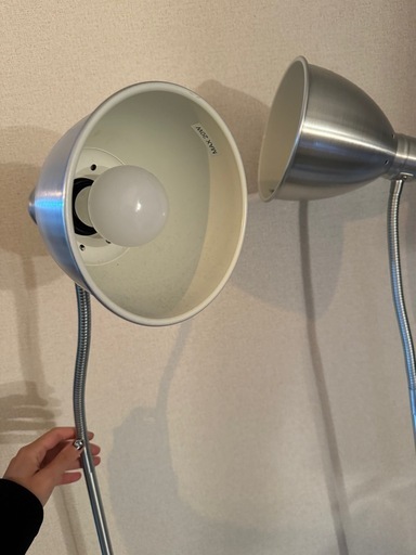 IKEA LERSTA レールスタ/ランプスタンド2点セット(電球付き)