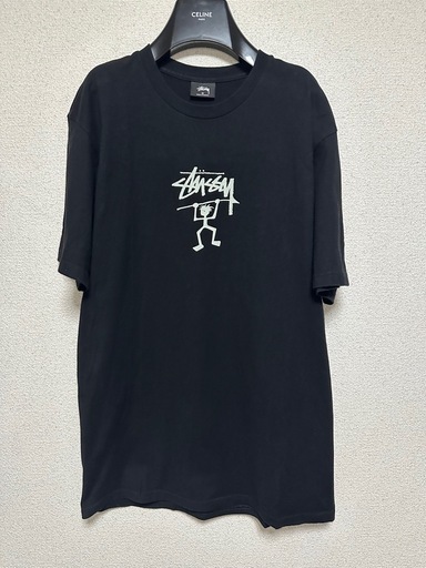 新品　stussyステューシー Tシャツ シャドーマン stussy M 黒