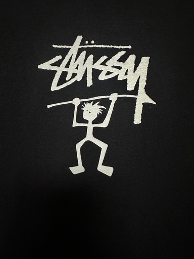 新品　stussyステューシー Tシャツ シャドーマン stussy M 黒