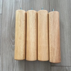 無印良品　木製ベッド脚　26cm 4本セットの画像